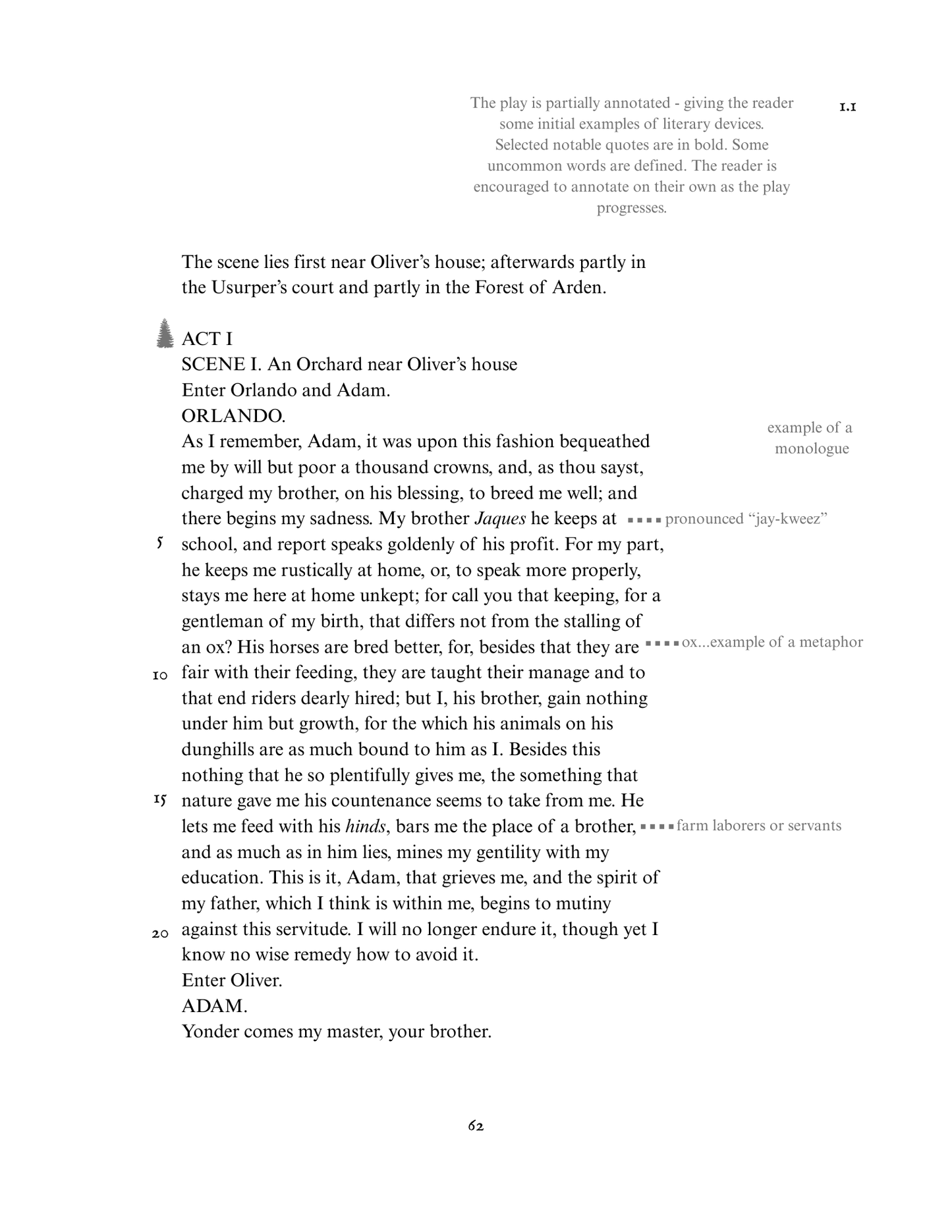 Living Shakespeare Series: As You Like It